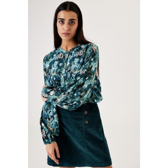 NWT GARCIA Misty Fields Print Blouse - Picture 4 of 8